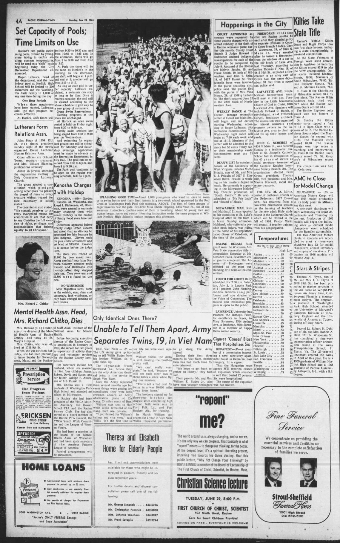 Monday, June 28, 1965